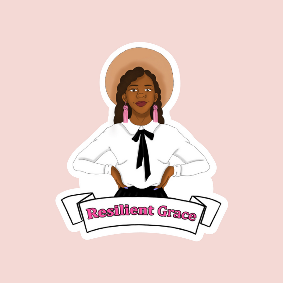 The Resilient Grace Logo Sticker